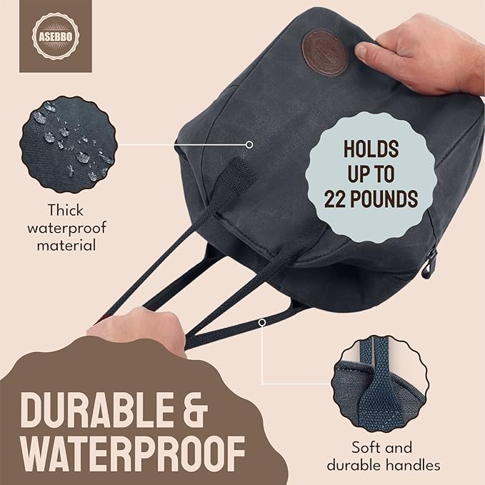 Lunch Tote Bag Box for Professional Women Men Reusable Insulated, Leakproof Waterproof Thermal Cooler Food Handbags High Capacity for Travel Work Picnic (Elegant Gray)