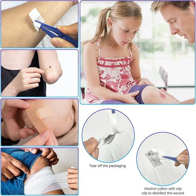 First Aid Kit Home 274PCS Emergency Kit Home Supplies First Aid Kits for Car Camping Essentials for Adventures Boat Public