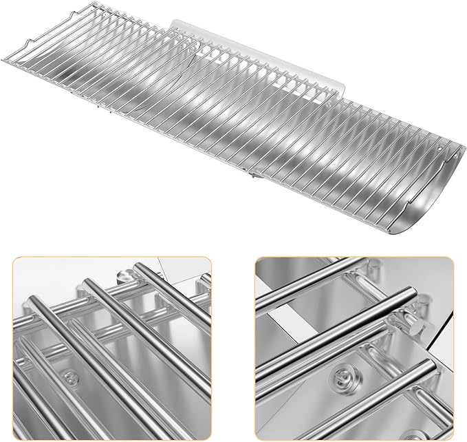 23-34 Inch Adjustable Ash Pan Replacement Parts for Royal Gourmet CC1830 Charcoal Grills,Replacement Parts for Chargriller E1224 2828 1224 1324 2121 2123,Fits for Charbroil 17302056 12301714