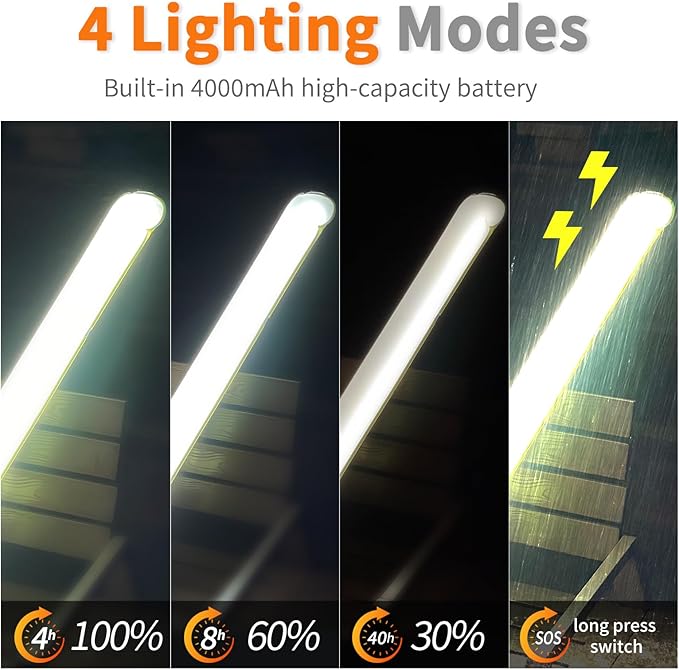 Inflatable Solar Camping Lantern,USB Rechargeable,4 Lighting Modes,IP66 Waterproof,Portable and Lightweight Tent Light