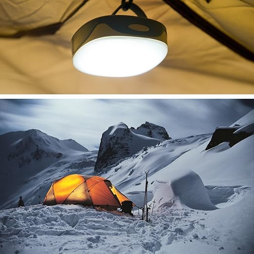 Battery Powered Portable LED Camping Lantern, 5 Work Modes LED Camping Light w/Magnet & Detachable Magnetic Strap for Tent, Hiking, Fishing, Working, Traveling, Adventures, Emergency Night Lighting