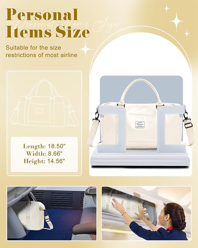 Gym Bag Womens,Travel Duffel Carry on Bag Sport Tote Bag Weekend Overnight Bag