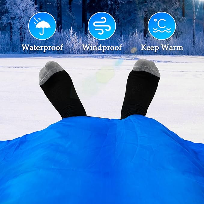 OBTANIM Camping Sleeping Bags Portable Waterproof Sleeping Bag for Adults Kids 4 Seasons Winter, Fall, Spring, Summer Backpacking Hiking Camping Mountaineering Indoor Outdoor Use