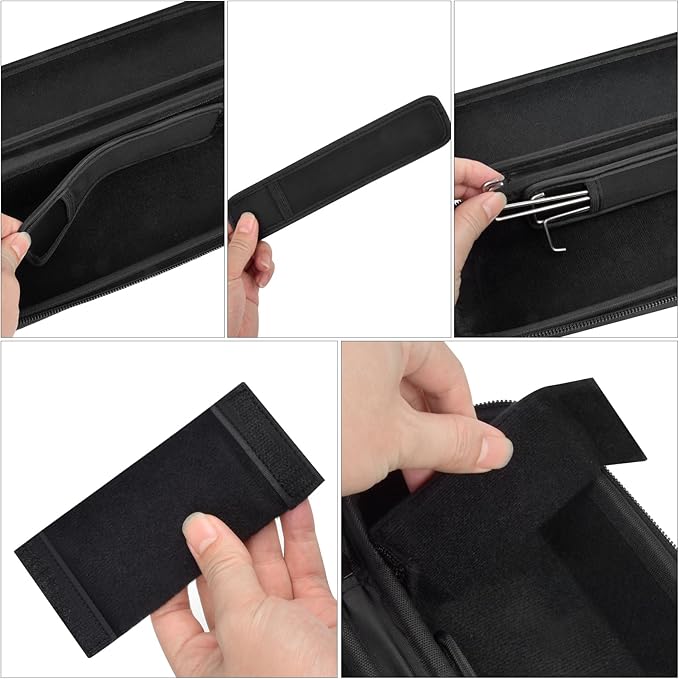 BooBowl Case Compatible with Clemas/for BougeRV/for SakerPlus Telescopic Rechargeable Camping Lights, Electric Outdoor Lamp Magnetic Lanterns Storage Holder Bag- Box Only