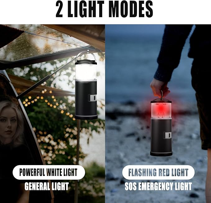 Father's Day Gifts for Dad, LED Camping Lanterns Battery Powered, Lantern with 15PCS Tool Kit, Camping Gifts for Men Husband Dad, Multitool Tool Kit Gifts for Camping, Fishing, Hiking, Lighting