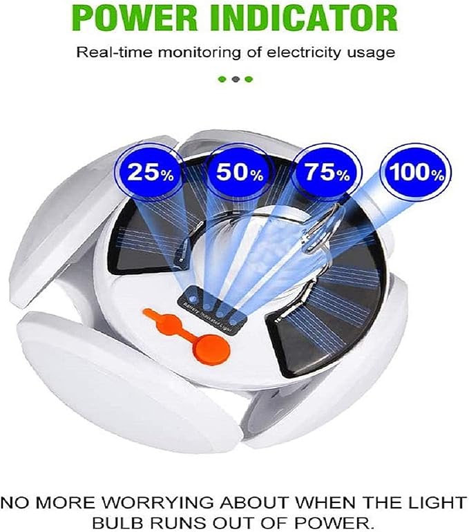 WLHONG 2029 2 Pack Solar LED Camping Lantern with USB Rechargeable Battery and Hook, Portable Emergency Hurricane Camp Lamp Light for Outdoor Tent Barn Patio Home Indoor Power Outages (2Pack)