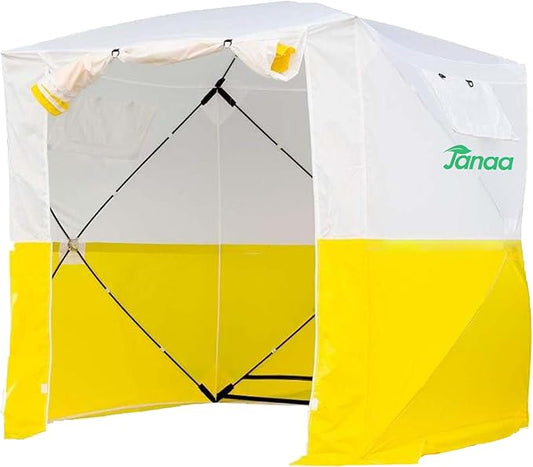 JAX3 | Professional Work Tent | Pop Up | UV50+| 6,2x6,2x7,05 Ft | Instant Quick and Easy Tool-Free Setup | Waterproof | Slicing, Commercial Tent, Fiber Optic for Heavy-Duty Use