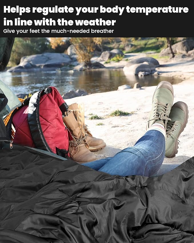 Sportneer Sleeping Bags for Adults, Warm & Cold Weather Sleeping Bag for Adults Kids Boys Girls - Lightweight Compact Camping Gear Equipment, Traveling, Backpacking, Hiking