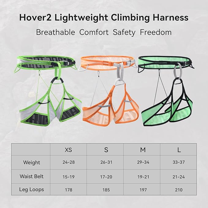 KAILAS Professional Mountaineering Harness Lightweight Rock Climbing Men Ski Harness Adjustable Comfortable