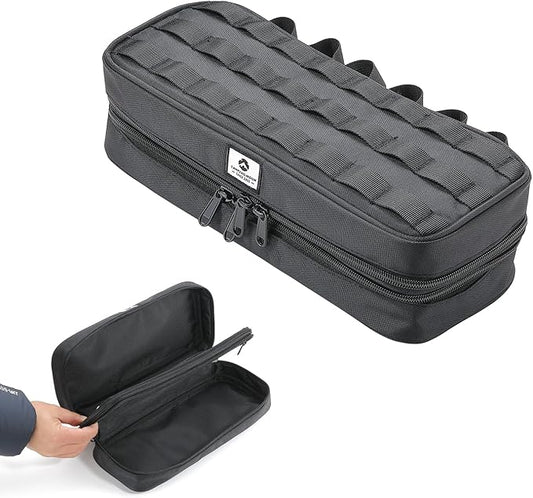 CAMPINGMOON Storage Box for Camping Outdoor Hammer Lantern Black BK-30