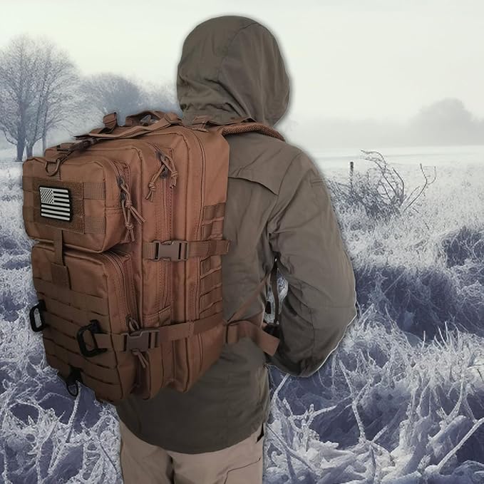 MOLLE Assault Pack, Tactical Backpack Military Army Camping Rucksack, 3-Day Pack