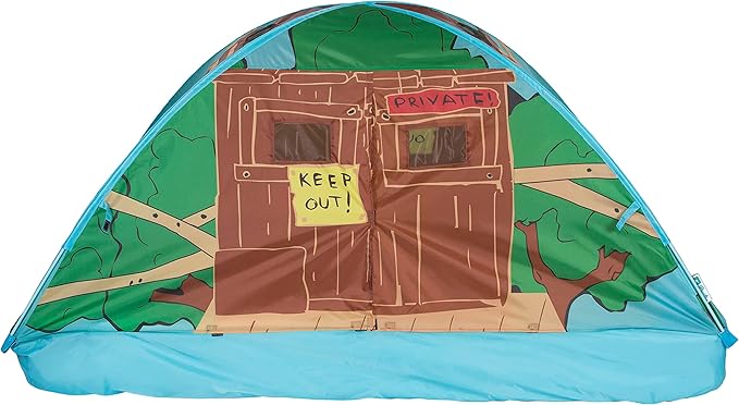 Pacific Play Tents 19790 Kids Tree House Bed Tent Playhouse - Twin Size