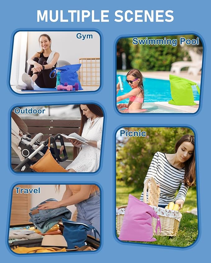 babygoal Waterproof Wet Bag and Dry Bag, Roll Top Waterproof 2L Backpack Sack for Travel,Swimming,Kayaking, Beach, Rafting, Boating, Hiking, Camping and Fishing 2WLL04-B