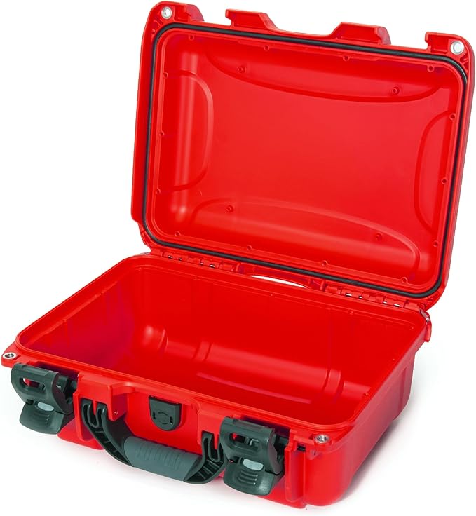 NANUK 915 Waterproof First Aid Box Empty – Durable, Medical First Aid Organizer Case, IP67-Rated, Dustproof, Impact-Resistant, and Floats (7.4" x 4.9" x 3.1") – Red
