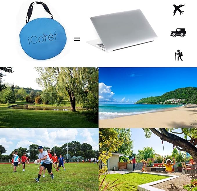 Automatic Pop Up Instant Portable Outdoors Quick Cabana Beach Tent Sun Shelter