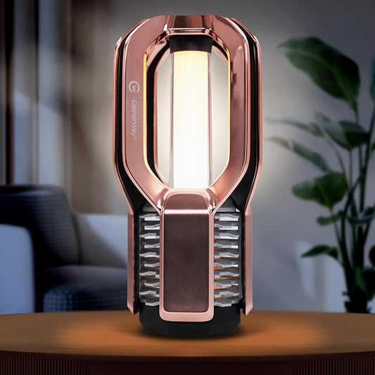 Rechargeable LED Camping Lantern - Free-Grip Design,4 Modes,IP65 Waterproof,3000K Warm Glow, Lightweight Portable Outdoor Light,Emergency Tent Light for Hiking,Backpacking & Home Use