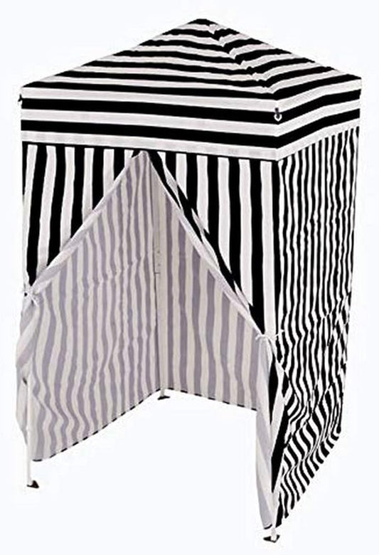 Impact 4'x4' Pop up Changing Dressing Room, Black and White