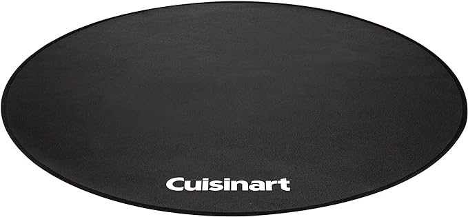Cuisinart 36” Silicone-Coated Grill Mat with High Heat Resistance, Weather Resistant BBQ Mat for Grills, Griddles, Smokers & Fire Pits, Grease Proof Easy Clean Patio & Deck Protector
