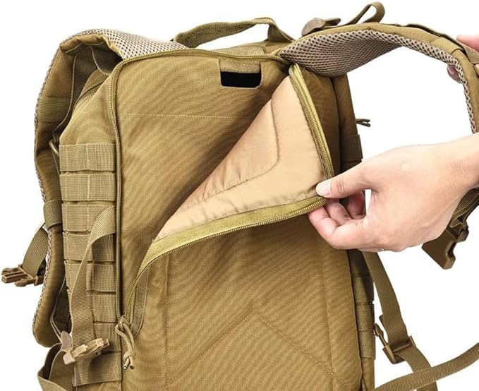 Military Tactical Assault Pack Backpack Army Molle Bug Out Bag Backpacks Small Rucksack for Outdoor Hiking Camping Trekking Hunting Brown