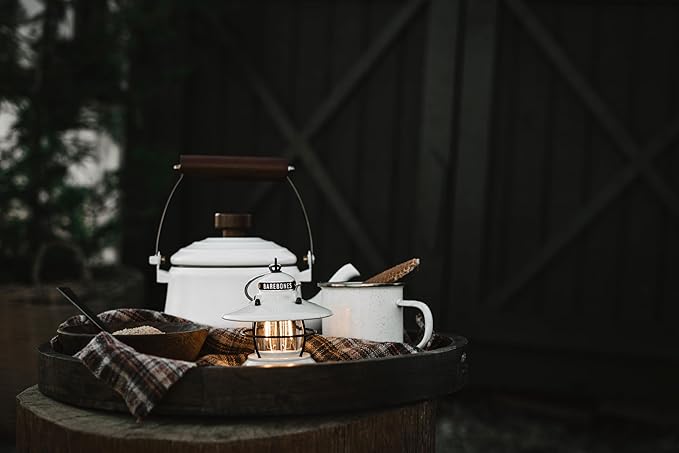 Barebones Edison Mini Vintage Adjustable LED Compact Outdoor Lantern - Essential Gear for Camping, Hiking, Fishing, Tents and Outdoor Adventures