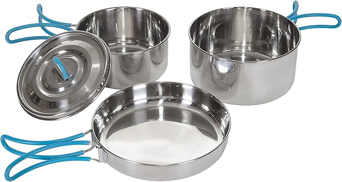 Stansport Stainless Steel Cook Set