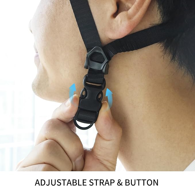 NewDoar Climbing Helmet EN 12492 Certified Half Dome Helmet Ultralight Design with 11 Ventilation Ports & Headlamp Clips for Rock/Ice Climbing, Caving, Rescue Adjustable 57-62cm (Men/Women)