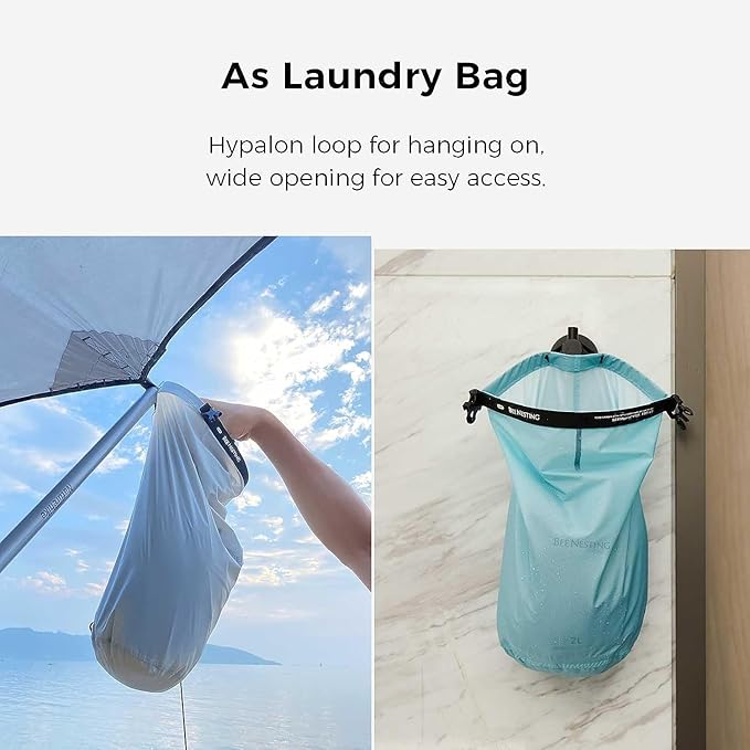 Ultralight Dry Bag Set for Backpacking, Waterproof Dry Sack for Camping, Hiking, Motorcycle, Lightweight Stuff Sack Set of 3 Pack