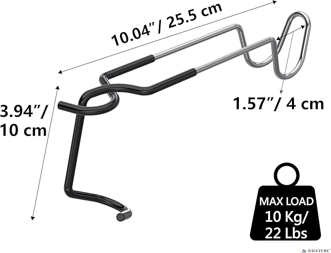 NACETURE Lantern Stand Hook Camping Light Pole – Heavy Duty Camping Lantern Stand Tent Camping Accessories, Tent Pole Hook Lantern Holder Hanger Clips for Camping Light Hooks, Grill, Hiking
