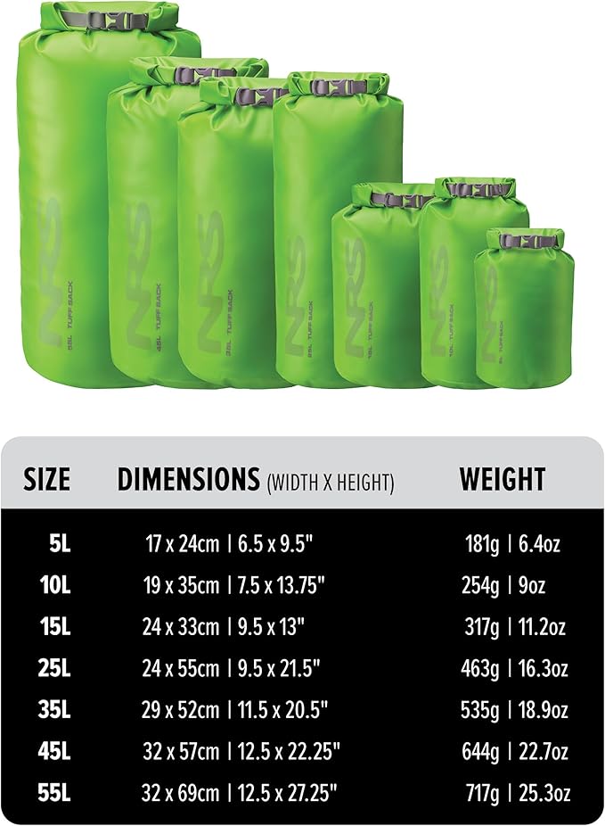 NRS Tuff Sack Dry Bag - Waterproof Storage Bag