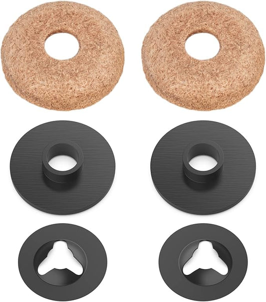 3000005094 For Coleman Lantern Stove Pump Cup Replacement Kit with Leather Pump Cap,Metal Nut and Plastic Cap for Air Seal (Compatible with Coleman Multiple Models)-2 Pack