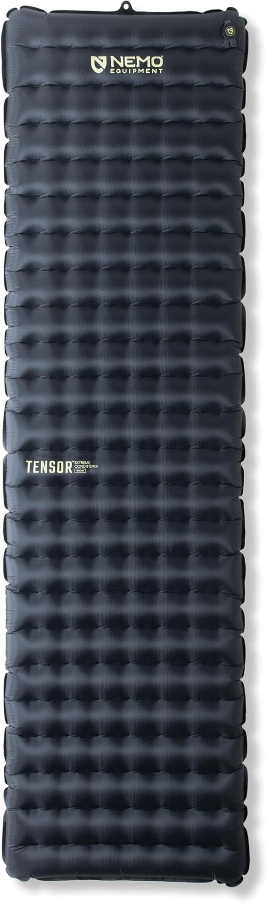 NEMO Equipment Tensor Extreme Conditions Sleeping Pad - Regular (72"x20") - Black/Birch Bud/Citron