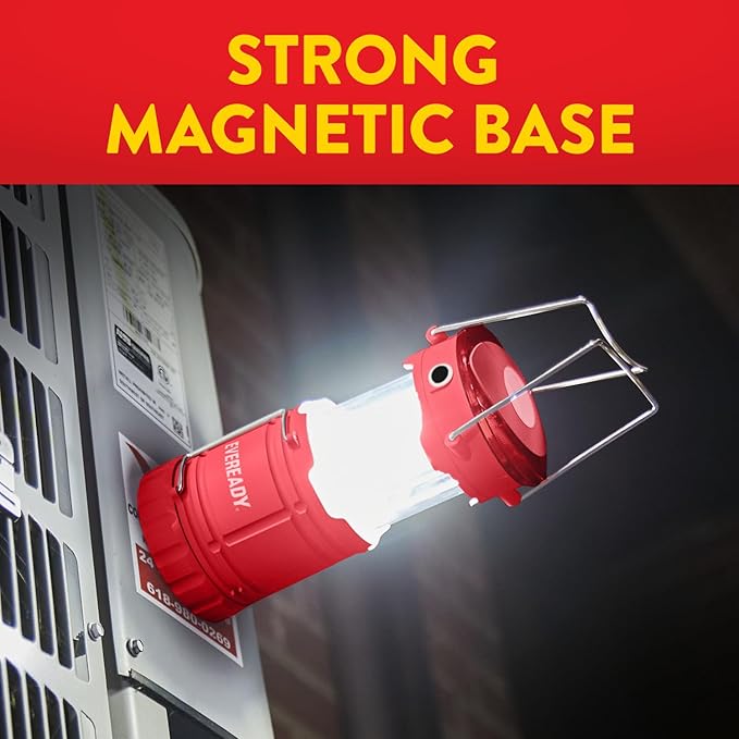 Eveready ALCL31 Collapsible LED Lanterns, 350 Lumens, 3 Pack, Collapsible Lantern with 4 LED Light Modes