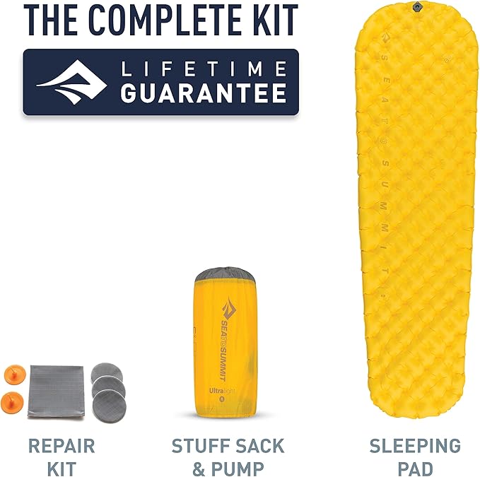 Sea to Summit Ultralight Backpacking Air Mattress, Large (78 x 25 x 2 inches)