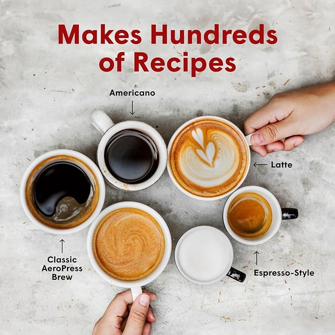 AeroPress Travel Coffee Press Kit - 3 in 1 brew method combines French Press, Pourover, Espresso - Full bodied coffee without grit or bitterness (Pink, Go Plus)