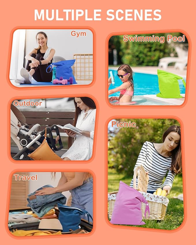 babygoal Waterproof Wet Bag and Dry Bag, Roll Top Waterproof 2L Backpack Sack for Travel,Swimming,Kayaking, Beach, Rafting, Boating, Hiking, Camping and Fishing