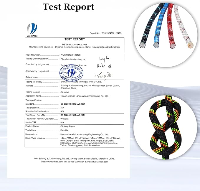 Double Braided Arborist Rope - 1/2 Inch x 150 Feet Polyester High Strength Climbing Rope for Tree Work, Swing, Halyard, Sailing(Black/Green/Orange)