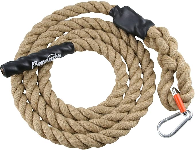 Perantlb Outdoor Climbing Rope for Fitness and Strength Training, Workout Gym Climbing Rope, 1.5'' in Diameter, Length Available: 8,10, 15, 20, 25, 30,40, 50 Feet…