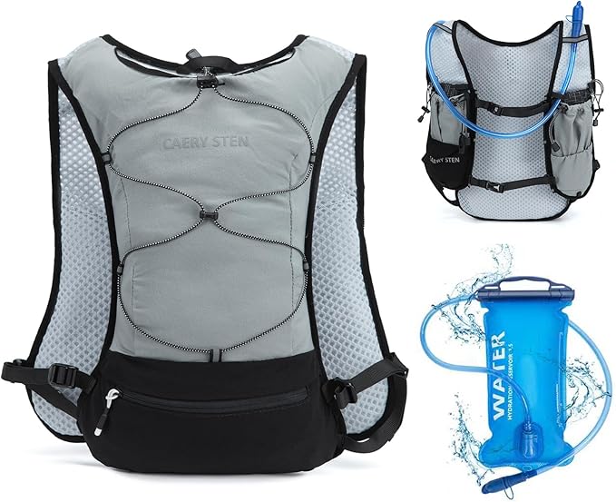 Hydration Backpack，Water Backpack，Water Vest for Running Women，Running Backpack with Water Bladder，Rave Runner Hydration Pack