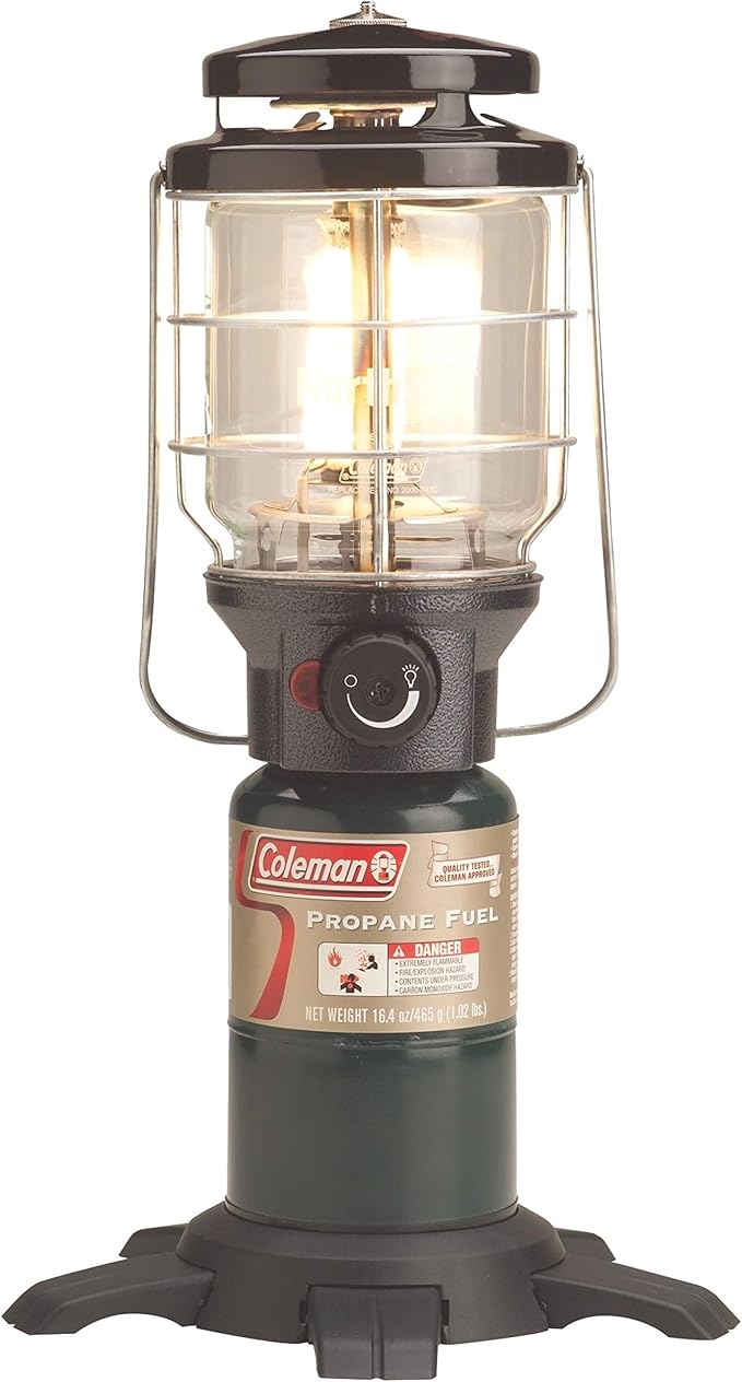 Coleman Gas Lantern NorthStar 1 Mantle 1500 Lumens Propane Lantern