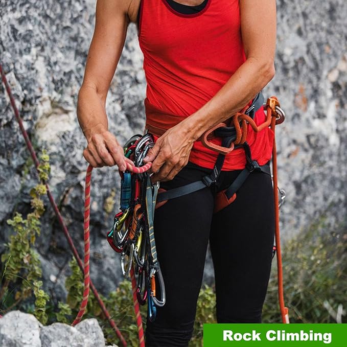 Double Braided Polyester Rope (1/2 in x 200 ft) Strong Arborist Rigging Rope 48 Strands for Tree Work Climbing Pulling Sailing, Orange