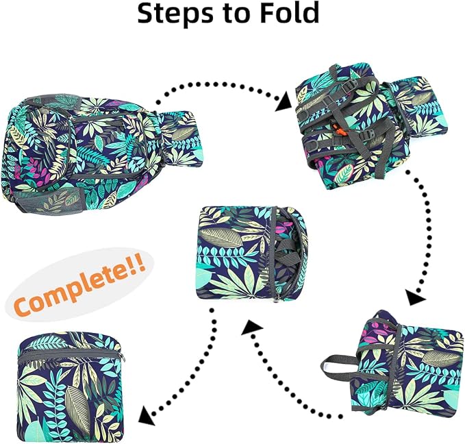 35L Lightweight Foldable Waterproof Packable Travel Small Hiking Backpack Daypack for men women