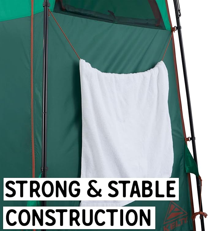 Kelty Discovery H2GO Privacy Shelter, Campsite Shower and Changing Shelter, Zippered Entry, Steel Pole Frame, Freestanding