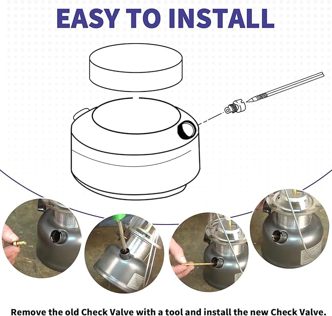 Compatible Check Valve for Coleman Lantern & Stove Parts – Replacement Valve for Fuel & Gas Lanterns, Stoves – Fits Models 295, 285, 200A195, 228D,288,639,530 & More ﻿