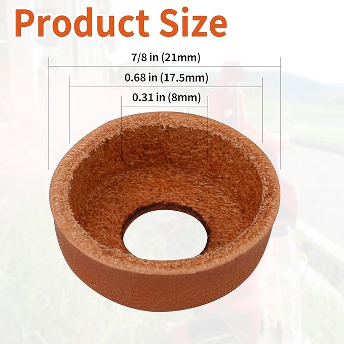 Lantern Accessories - 6 Pcs Leather Pump Cups for Coleman Gas Lantern 220 200 242 425 413 236 237 Models (216-5091) - Compatible with Coleman Gas Lanterns and Stove