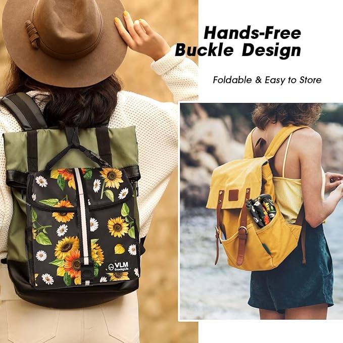 VLM Lunch Box for Women, Insulated Lunch Bag Women with Adjustable Shoulder Strap, Cute Lunch Tote Bag for Work,Picnic,Camping