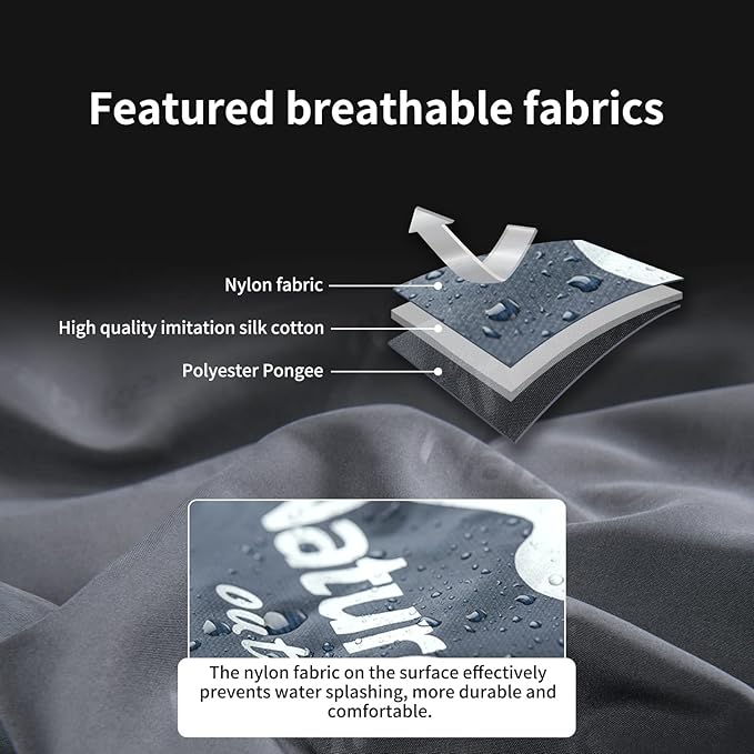 Naturehike Lightweight Sleeping Bag - Compact, Ultralight, Envelope Backpacking Bag - Portable, Waterproof, Comfortable With Compression Sack for 3 Season Camping, Traveling, Hiking