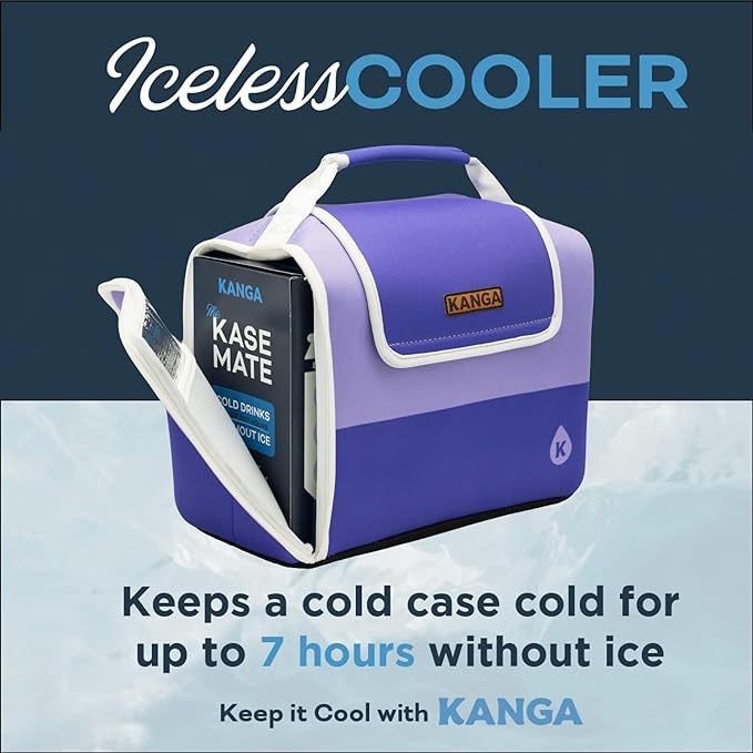 Kanga Insulated Cooler Bag - Soft Cooler Bag - Can Beer and Seltzer Drink Cooler - Insulated and Durability Tested - Kanga Kase Mate