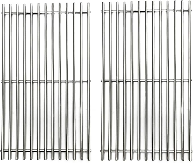 17-1/2" Stainless Steel Cooking Grates Replacement Parts for Weber Spirit 200 Series Spirit E-210 S-215 S-210 E-220 S-220 Gas Grill Grids 7637 67022