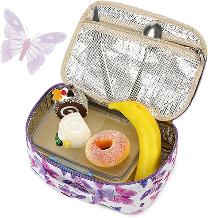 CAMTOP Lunch Box Kids Insulated Lunch Bag Small Cooler Thermal Meal Thermal lunchbox for Girls Boys School Picnics