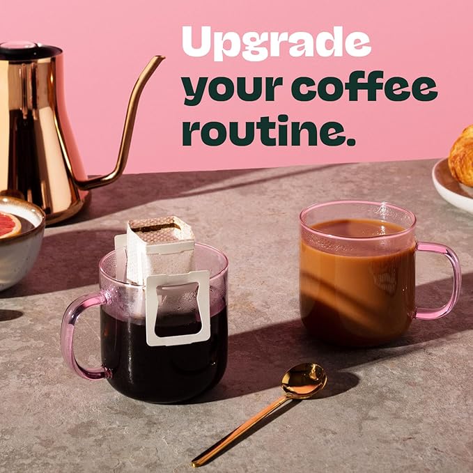 Copper Cow Premium Pour Over Single-Serve Vietnamese Coffee | Churro | Dark Roast | Flavored with Real Cinnamon | Includes 8 Coffees